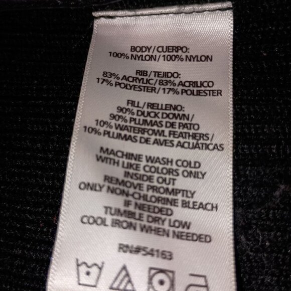 Calvin Klein Women Performance Down Puffer Vest Sweater Back Faux Fur Collar Med - Picture 6 of 9